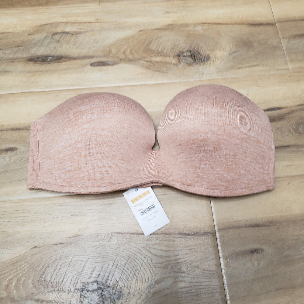 Delimira Seamless Strapless Bra - Pink size 38C